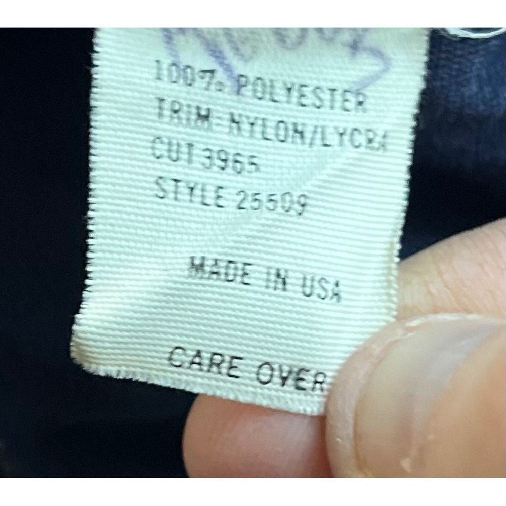 Vintage Patagonia Synchilla Fleece Jacket Mens 13/14 Blue Full Zip Made in USA - Picture 9 of 9